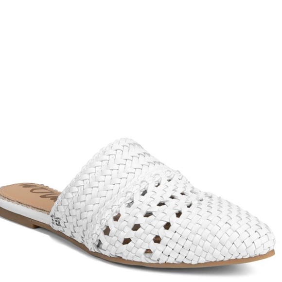 sam edelman white mules